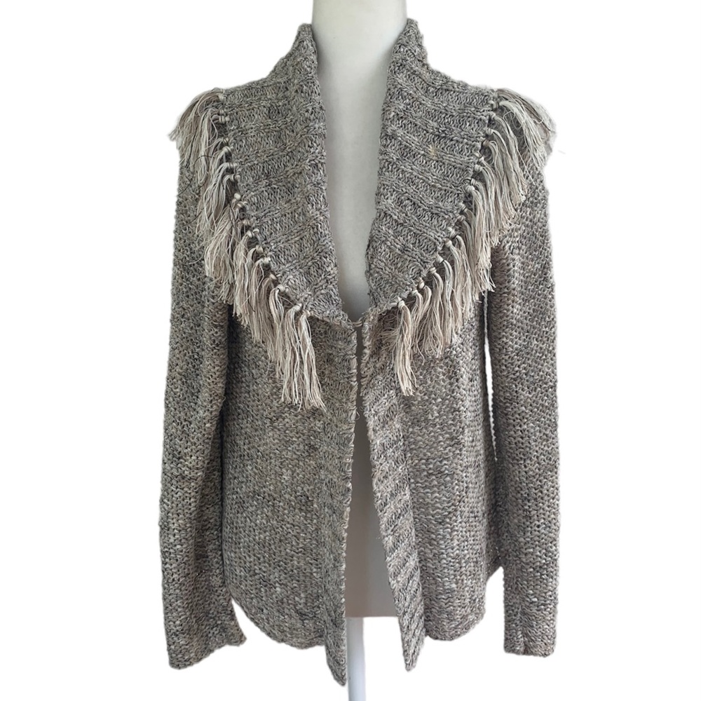 Chico’s Cardigan Sweater with Fringe